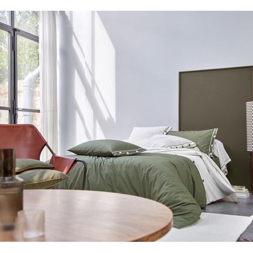 Housse de couette percale bio TANDEM Mousse - Blanc des Vosges - Modalova