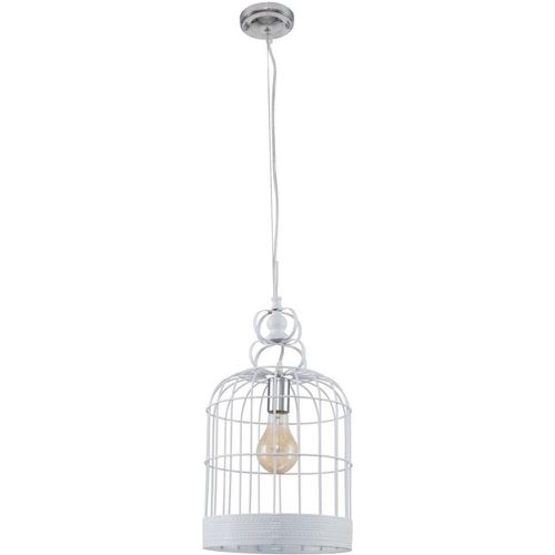 Cage Lampe Suspendue Métal Chromé Câble PVC - Britop Lighting - Modalova