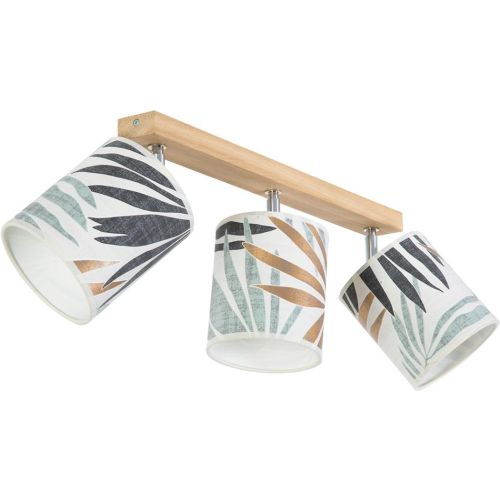 Plafonnier Hoja Chêne huilé Papier peint Multicouleur - Britop Lighting - Modalova