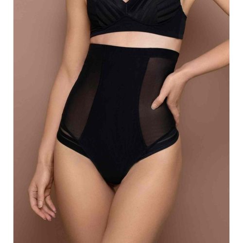 String taille haute gainant Noir - Bye Bra - Modalova