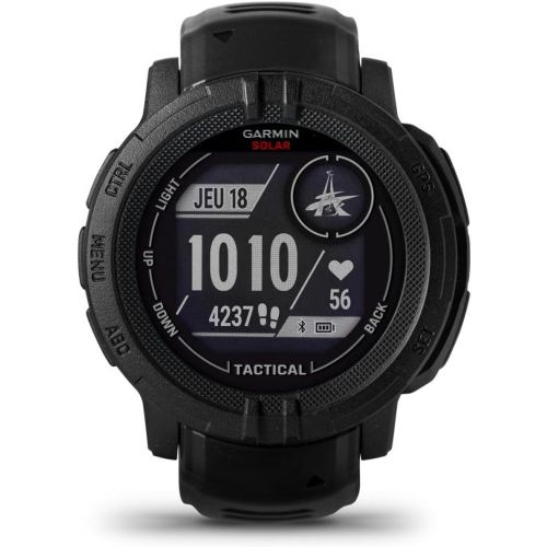 Montre connectée Instinct 2 Solar Tactical BSPP BRIGADE DES SAPEURS POMPIERS DE PARIS - 010-02627-0A Bracelet Silicone - Garmin - Modalova