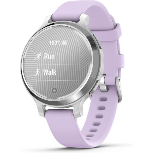 Montre connecté Lily 2 Active, Silver, Silicone lilas - Garmin - Modalova