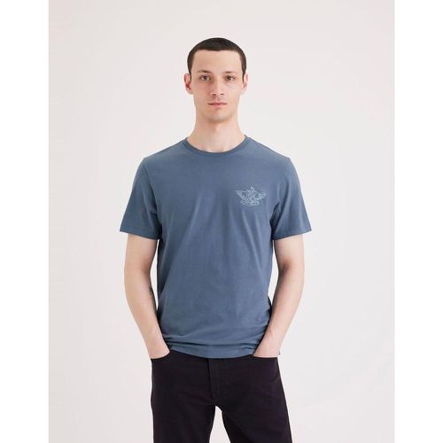 T-shirt imprimé en coton Handstyle bluefin - Dockers - Modalova