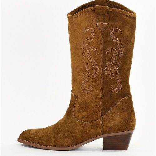 Bottines Femme en Cuir LYS Camel - Emilie Karston - Modalova