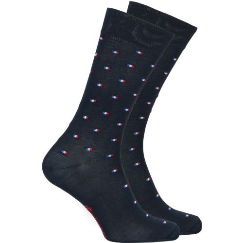Chaussettes mi-hautes Fil d'Ecosse Fait en France à pois - Eminence - Modalova
