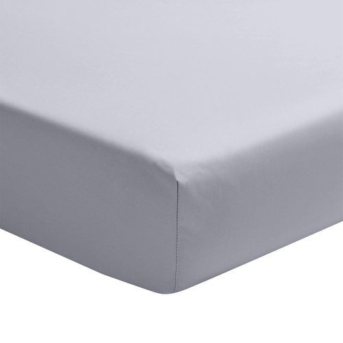 Drap-housse en satin de coton, Palazzo, Argent - Essix - Modalova