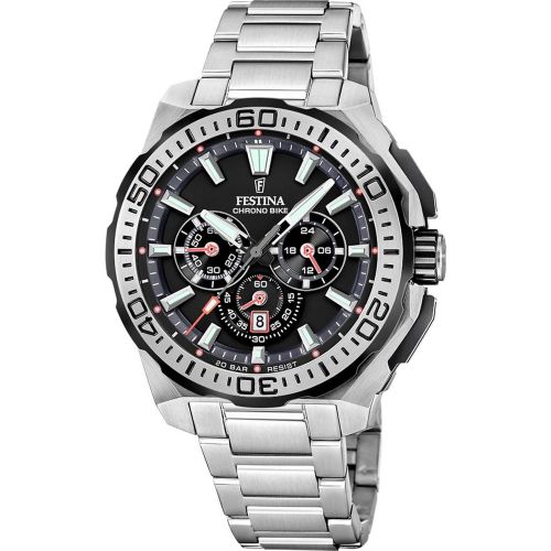 Montre Chrono Bike - F20724-7 Bracelet Acier - Festina - Modalova