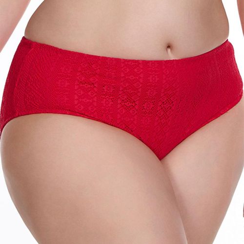 Slip de bain taille mi-haute - Rouge - Elomi bain - Modalova