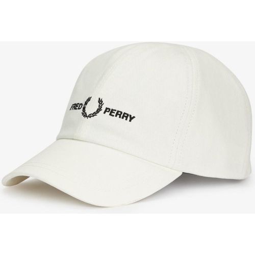 Casquette en twill logotypé - Blanche - Fred Perry - Modalova