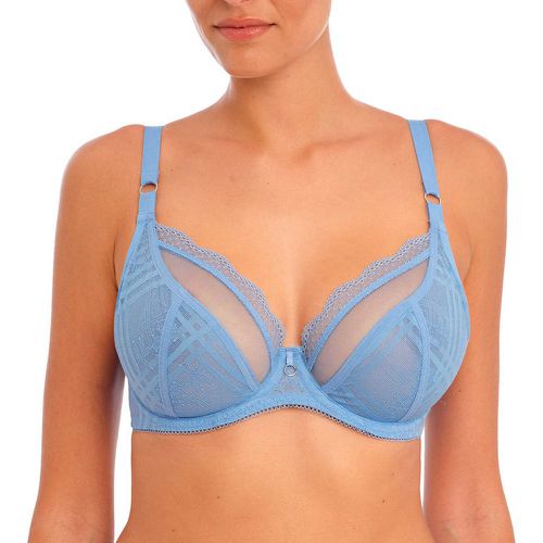 Soutien Gorge Plongeant - Bleu - Freya - Modalova