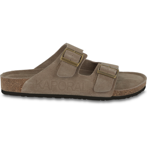 Mocassins homme JIMMY beige en cuir - Kaporal - Modalova