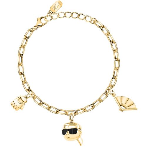 Bracelet Karl Lagerfeld Symbol - KLAYD13 Acier - Karl Lagerfeld Bijoux - Modalova