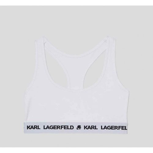 Bralette sans armatures logotée - Karl Lagerfeld - Modalova