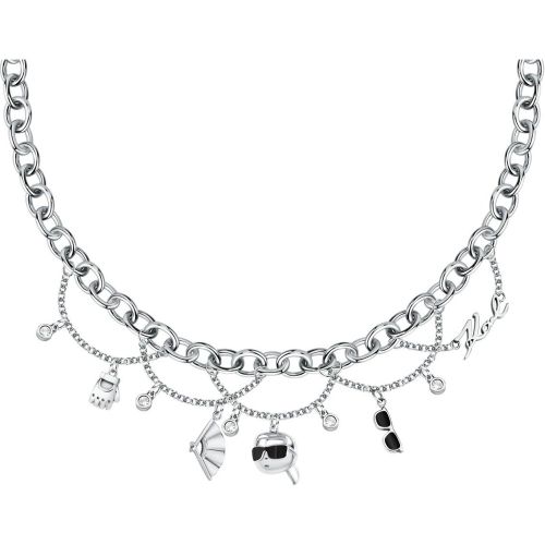 Collier Karl Lagerfeld Symbol - KLAYD02 Acier - Karl Lagerfeld Bijoux - Modalova