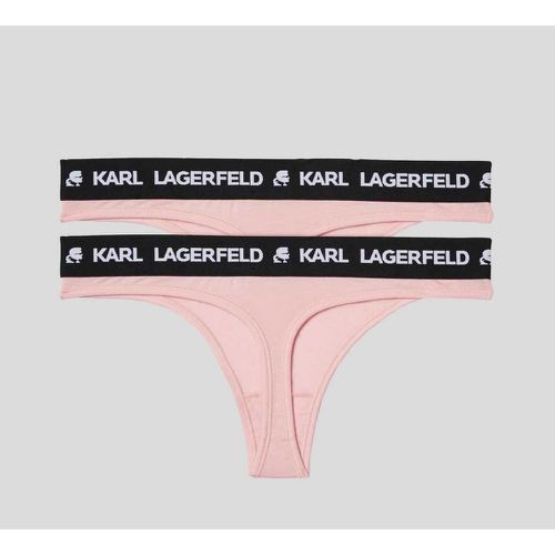 Lot de 2 strings logotés - Karl Lagerfeld - Modalova