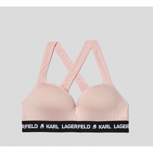 Soutien-gorge rembourré sans armatures logoté - Karl Lagerfeld - Modalova
