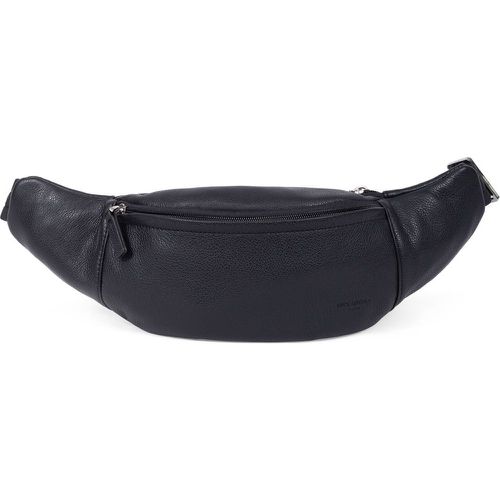 Sac banane Cuir DUO Noir - Hexagona - Modalova