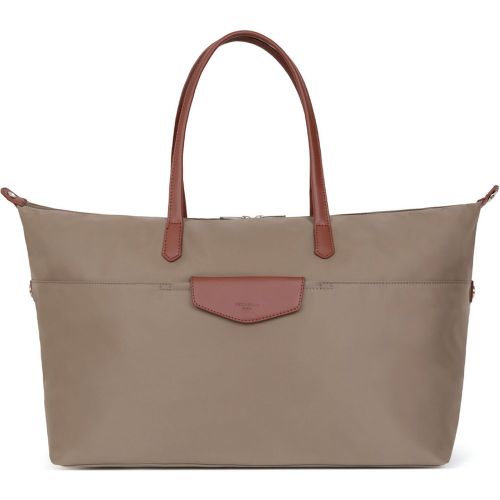 Sac de voyage taupe en nylon Sia - Hexagona - Modalova