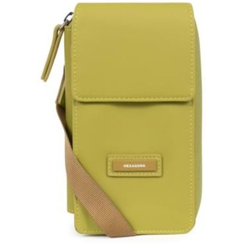 Pochette téléphone avec portefeuille NAMI Vert anis Elia - Hexagona - Modalova