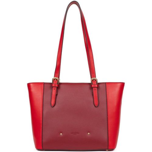 Sac cabas porté épaule A4 SOLANGE Rouge/Carmin Rae - Hexagona - Modalova