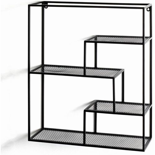 Etagère Murale Treillis Noir - 3S. x Home - Modalova