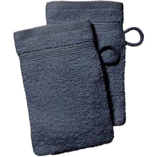 Lot de 2 Gants de Toilette Coton 16 x 21 cm Uni Canon de Fusil - Today - Modalova