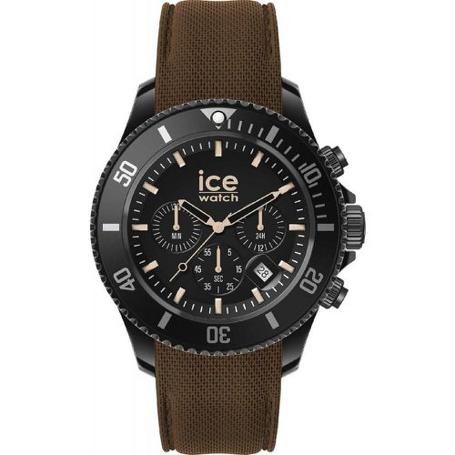 Montre ICE chrono black brown avec bracelet en silicone - Ice-Watch - Modalova