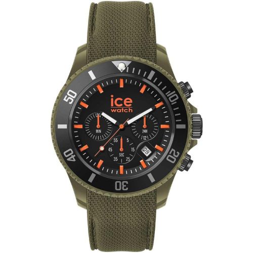 ICE Chrono avec bracelet en silicone kaki - Ice-Watch - Modalova