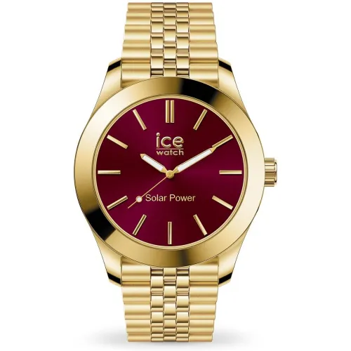 Montre - 23793 ICE steel - Gold burgundy - Small - SOLAR 3H - Ice-Watch - Modalova
