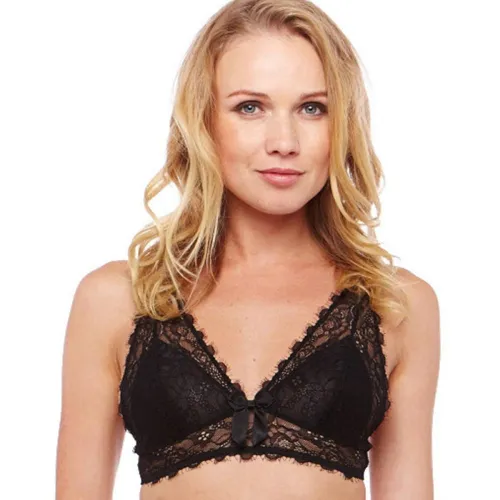 Soutien-Gorge Triangle Noir en dentelle - Iconic - Modalova