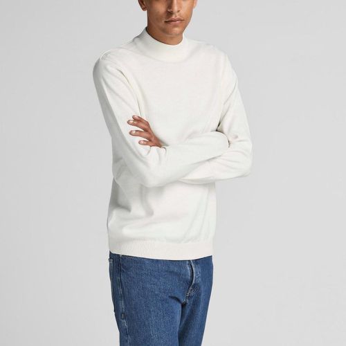 Pull en maille Col haut Manches longues Blanc - jack & jones - Modalova