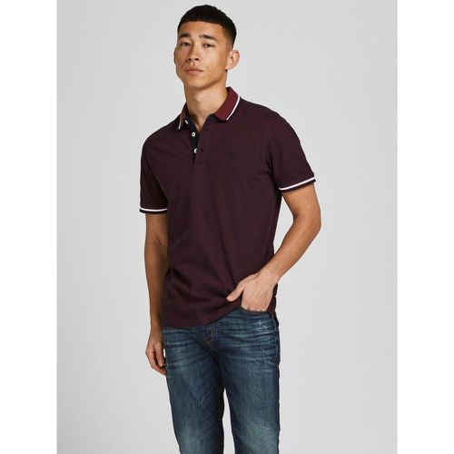 Polo Slim Fit Polo Manches courtes foncé en coton Myles - jack & jones - Modalova