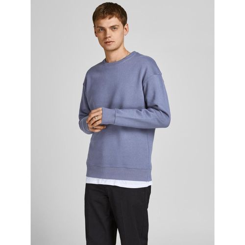 Sweat à capuche Relaxed Fit Col rond Manches longues Violet foncé en coton - jack & jones - Modalova