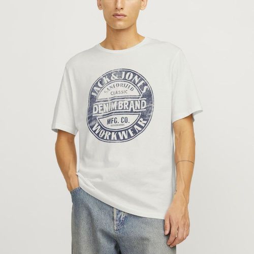 T-shirt en Coton Blanc Zev - jack & jones - Modalova