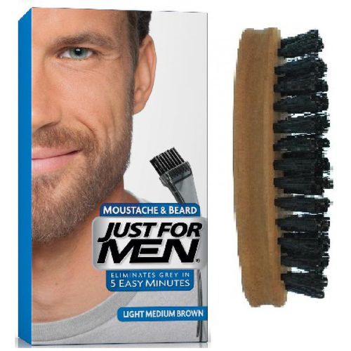 PACK COLORATION BARBE & BROSSE A BARBE - Chatain Moyen Clair - Just For Men - Modalova