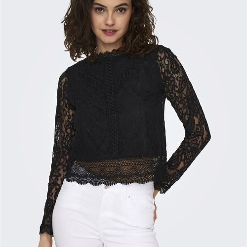 Top en dentelle New Karo noir Demi - Only - Modalova