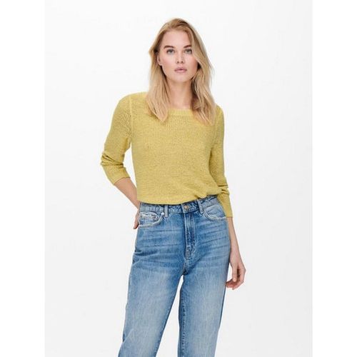 Pull en maille jaune - Only - Modalova