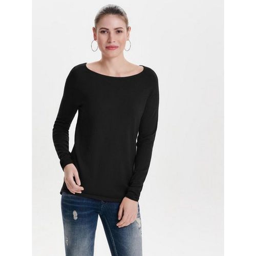 Pull en maille Col rond Manches longues Long - Only - Modalova