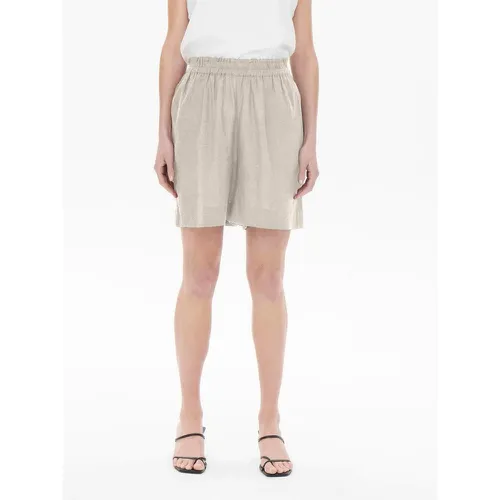 Short beige en lin - Only - Modalova