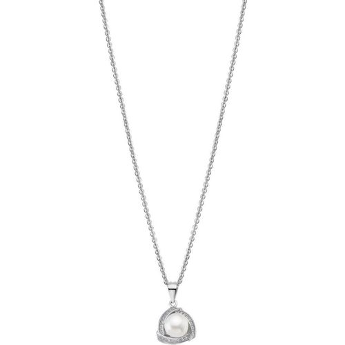 Collier et pendentif LP1928-1/1 - perles - Lotus Silver - Modalova