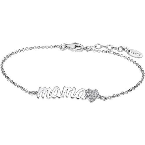Bracelet LP1808-2/5 - maman coeur argent mother's love - Lotus Silver - Modalova