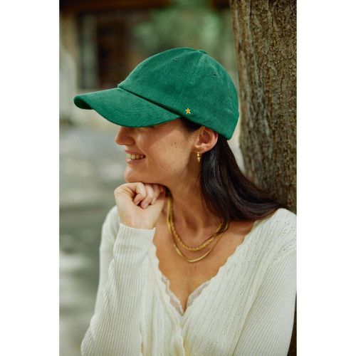 Casquette OLETIA - Verte en coton - La Petite Etoile - Modalova