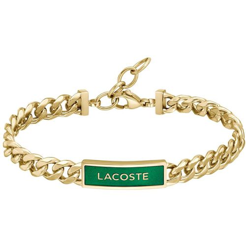 Bracelet Fence - 2040323 Acier , Ajustable Circonference Interieure 190 Mm - Lacoste - Modalova
