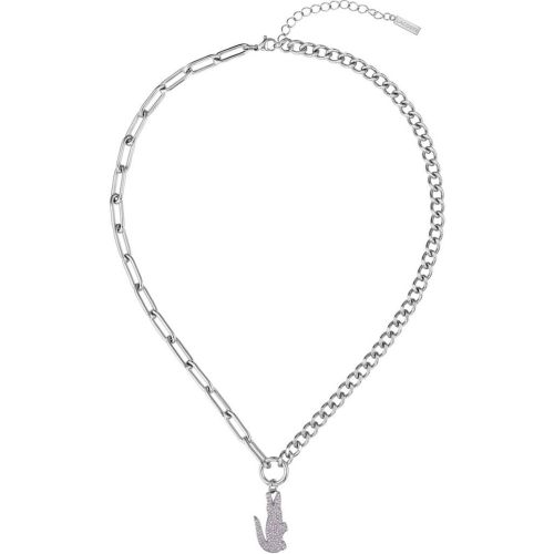 Collier Crocodile - 2040553 Acier - Lacoste - Modalova
