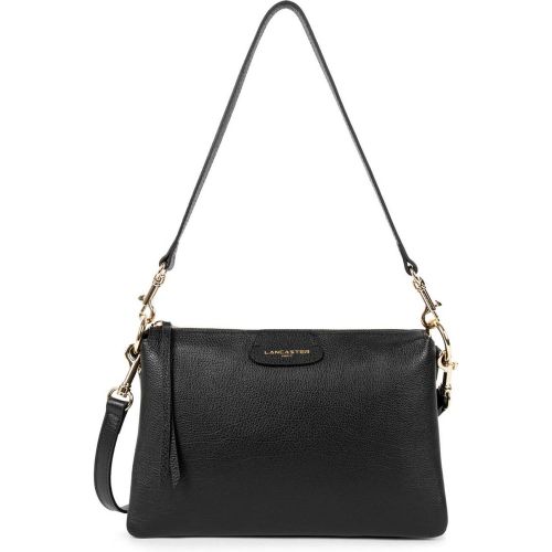 Pochette zippée en cuir noir Dune - Lancaster Maroquinerie - Modalova