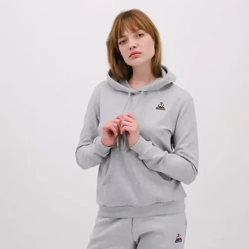Sweat à capuche ESS N°1 W Blanc en coton - Le Coq Sportif - Modalova