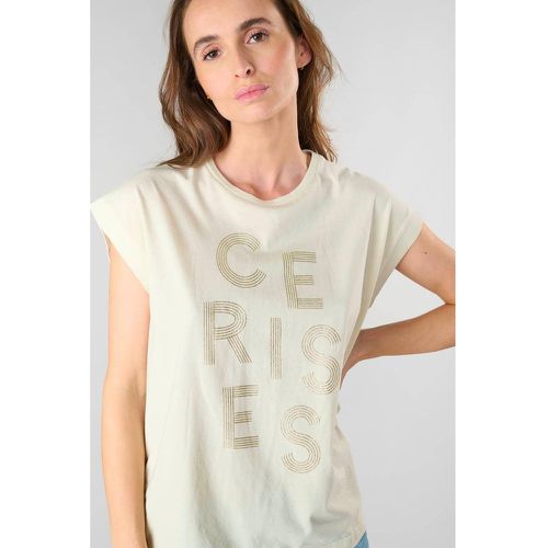 Tee-Shirt GARDENI marron en coton - Le Temps des Cerises - Modalova