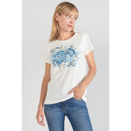 T Shirt Le Temps Blanc Femme | des cerises Modalova pour