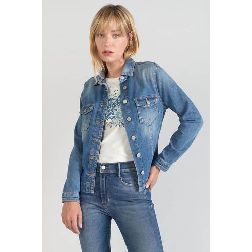 Veste en jeans bleu Lilly - Le Temps des Cerises - Modalova