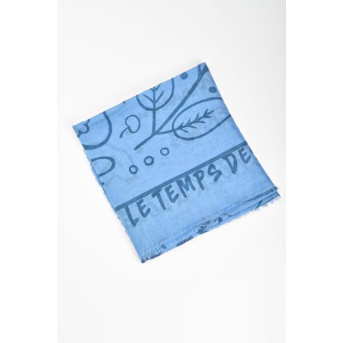 Foulard NAIVE bleu Uma - Le Temps des Cerises - Modalova